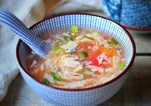 Tomato and Egg Flower Soup
