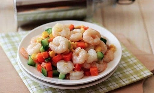 Chinese Colorful Fried Shrimps Recipe