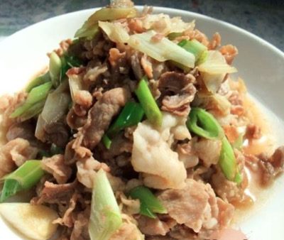 Stir Fried Sliced Lamb with Scallion Recipe