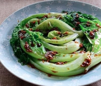 Chinese Lettuce With Garlic Oil Recipe