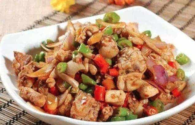 Chinese Stir-fried Tofu and Chicken Giblets Recipe