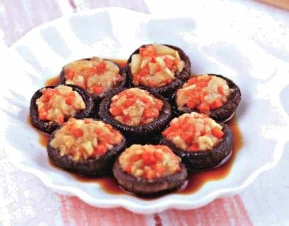Chinese Steamed Stuffing Mushroom Recipe