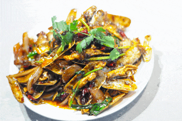 stir frying dishes