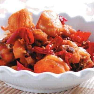 Chinese Fried Chicken with Pickled Pepper Recipe