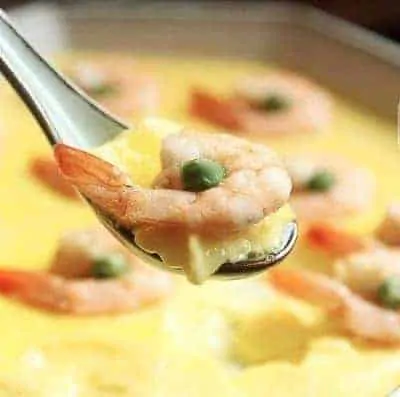 Chinese Steamed Eggs with Shrimp and Vegetables Recipe