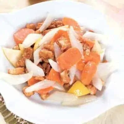 Lemon Flavor Diced Chicken Recipe