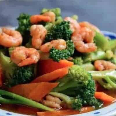 3 Step Fried Broccoli with Assorted Seafood Recipe