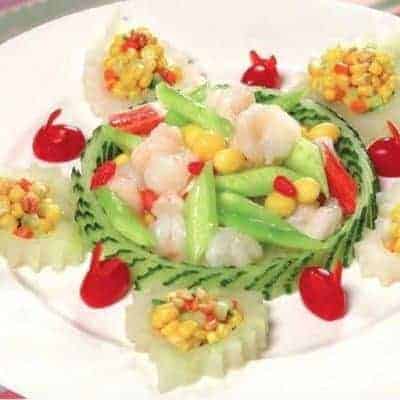 3 Steps Shrimp Balls With Assorted Nuts Recipe