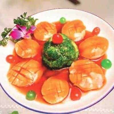 4 Steps Braised Abalone Slice with Assorted Fruits