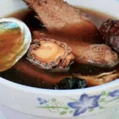 Abalone with Angelica Sealwort Fleece flower Root Soup