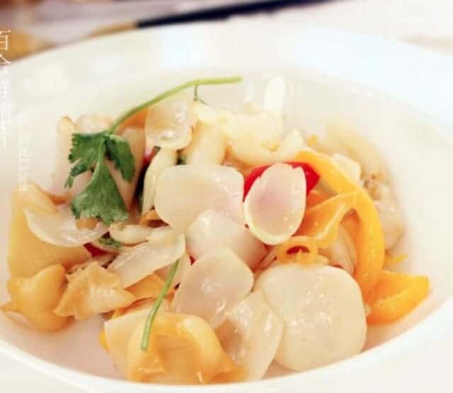 Sauteed Lily Bulbs Slice With Abalone Recipe