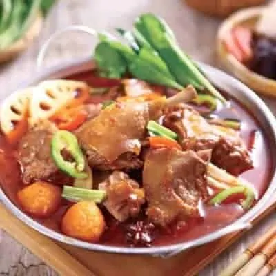 Beer braised Duck Hot Pot Recipe