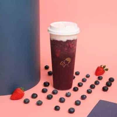 Cheese Blueberry Mixture Green Tea Recipe