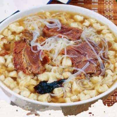 Pita Bread With Mutton Soup Recipe