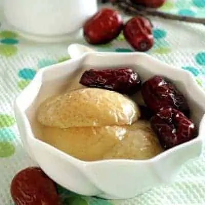 Red Dates Flavour Pear Recipe