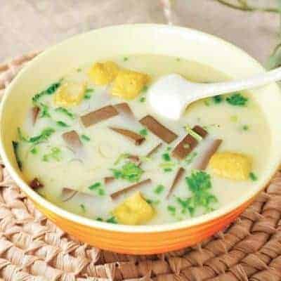 Duck Blood Soup With Vermicelli Recipe
