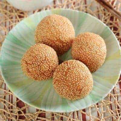 Red Bean Paste Glutinous Rice Ball Recipe