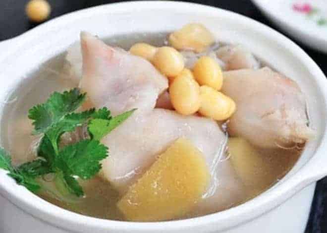 Soybean Pork Trotter Soup Recipe