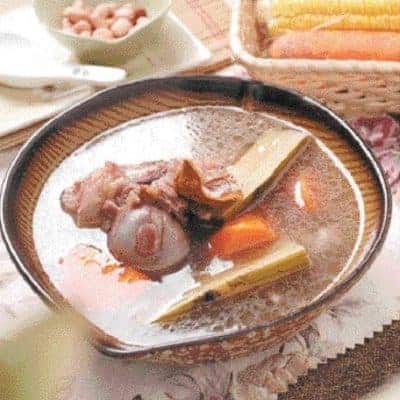Bamboo Cane and Carrot Pork Rib Soup Recipe