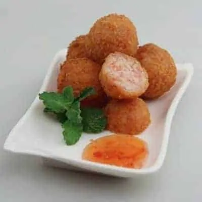 Fried Shrimp and Crab Meat Ball Recipe