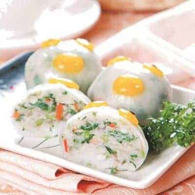 Steamed Coriander Pork Bun Recipe