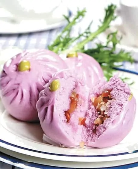 Fragrant Taro Char Siu Buns Recipe