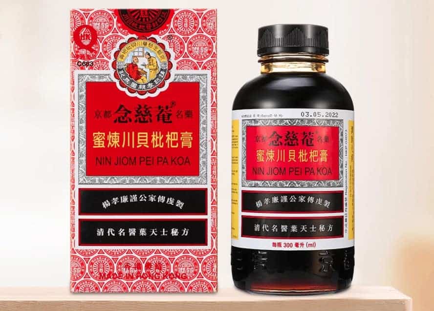 NIN JIOM PEI PA KOA 150ML, Natural Herbal Syrup, Soothing Throat and  Respiratory Support