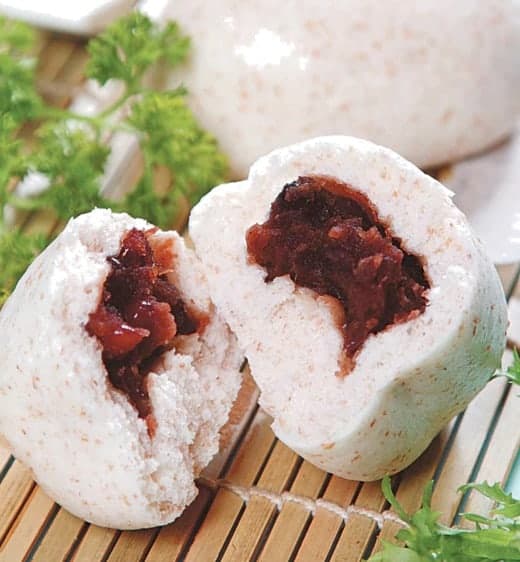 Oat and Bean Paste Bun Recipe