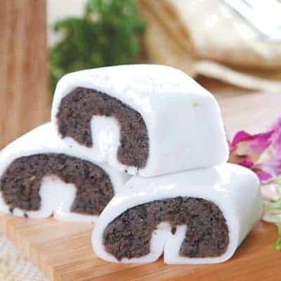Sesame Paste Glutinous Rice Roll Recipe