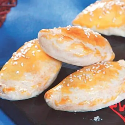 Roasted Bean Paste Crispy Dumpling Recipe