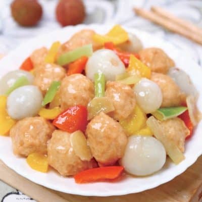 Litchi Chicken Meat Ball