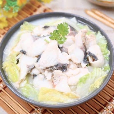 Stewed Grass Carp with Chinese Cabbage YuBaiShao