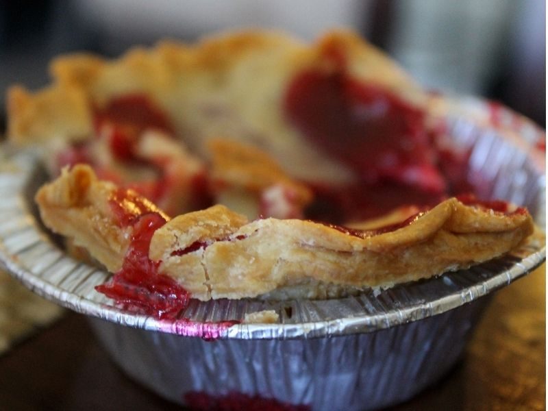 red Pie Crust Baking