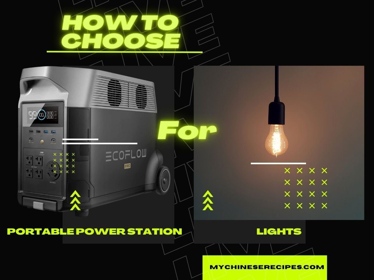 How to Choose Portable Power Station for Lights